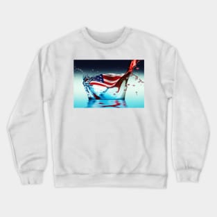 National Nations Flags - American Flag - Stars And Stripes Crewneck Sweatshirt